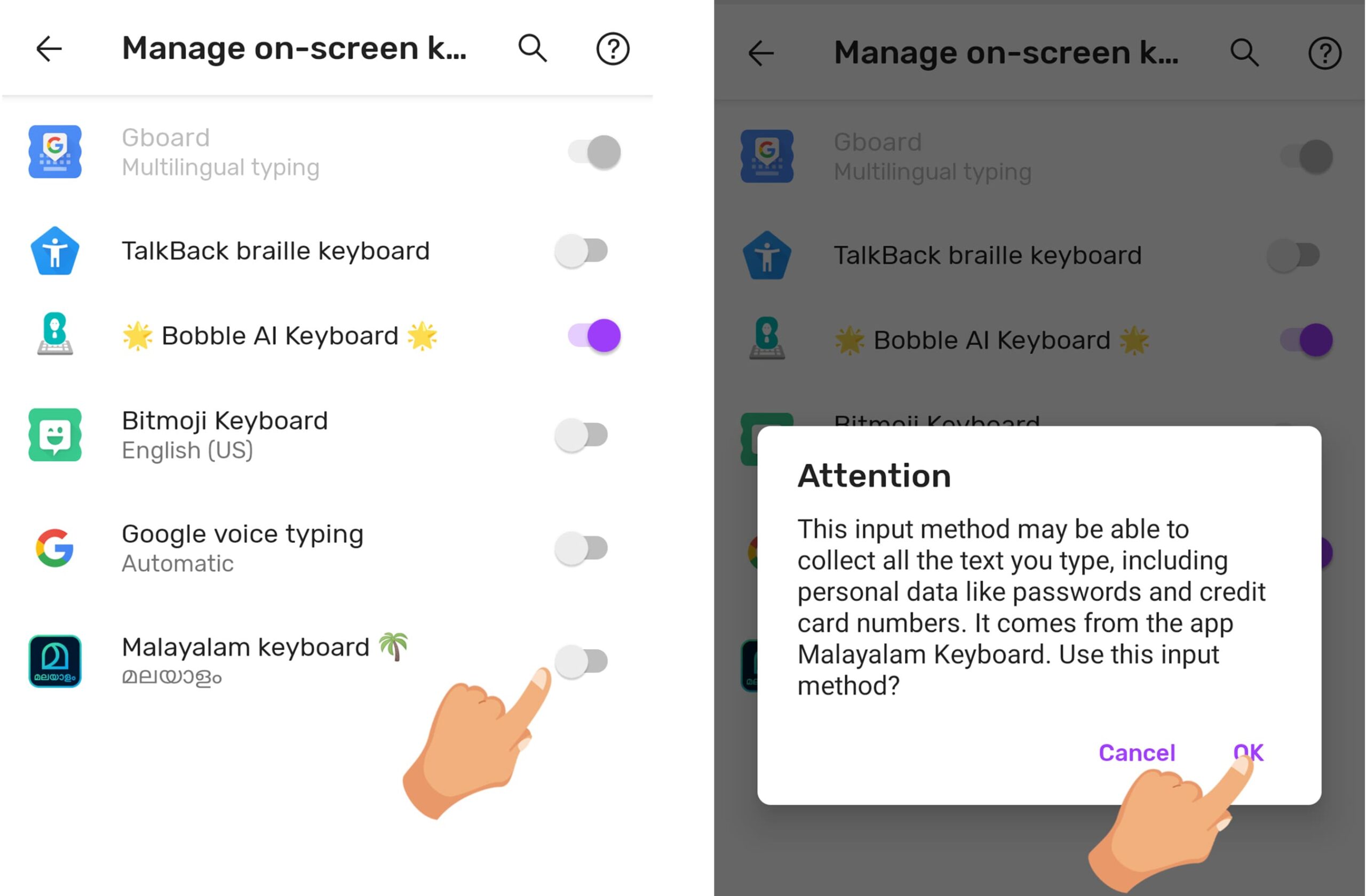 malayalam typing keyboard